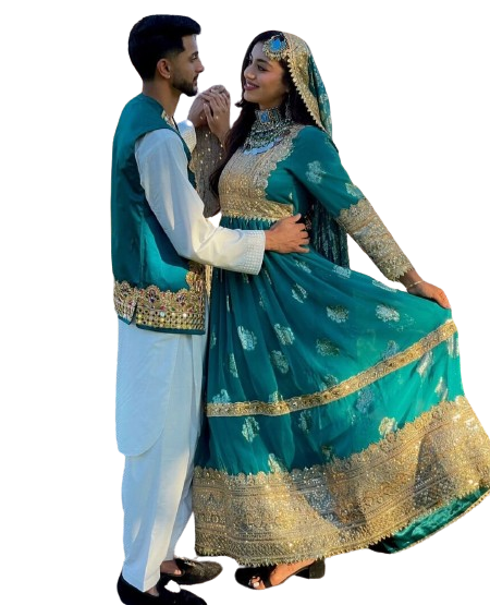 Afghani Couple Dress