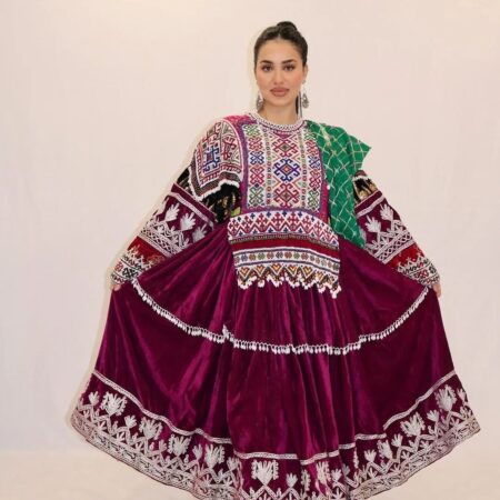 afghani handmade dress