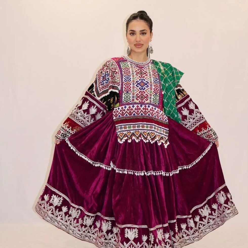 afghani handmade dress